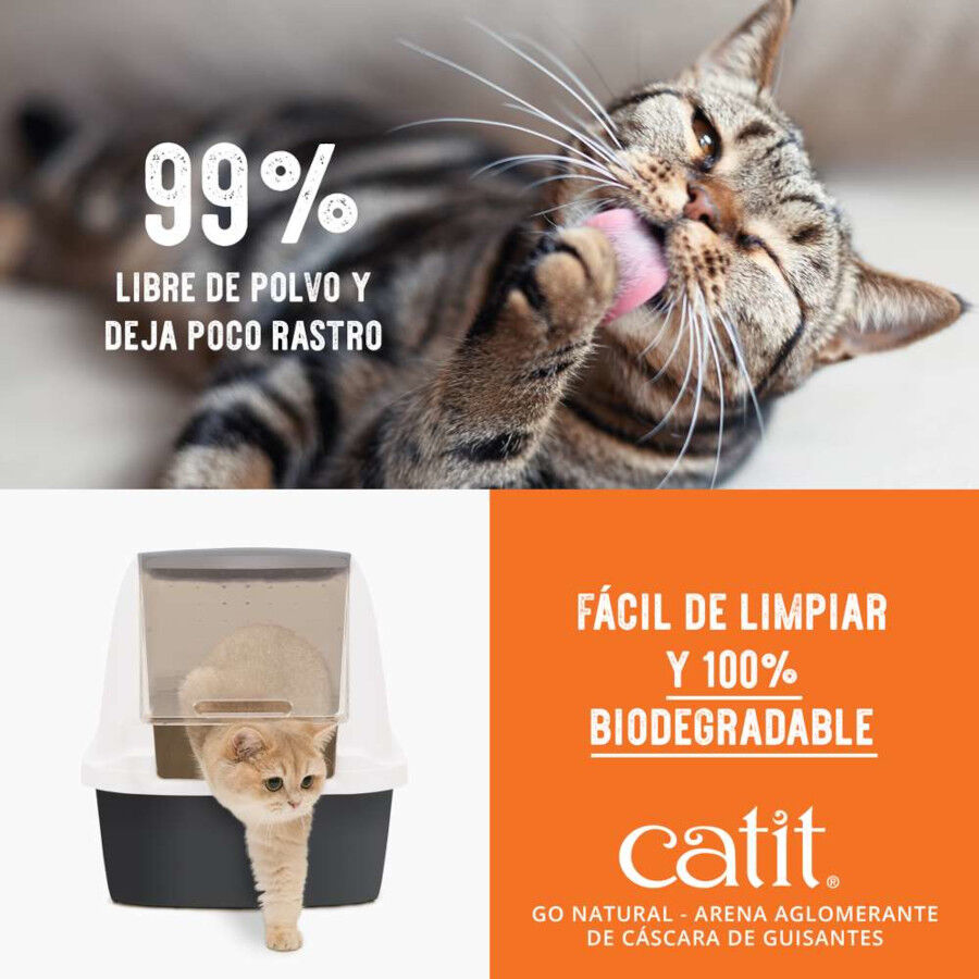 Catit Go Natura! Areia com casca de ervilha com aroma a lavanda para gatos, , large Imagem n&uacute;mero 6