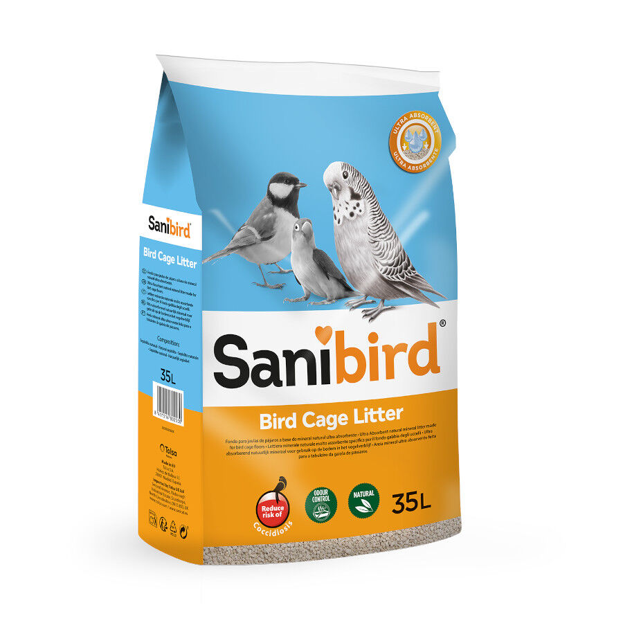 35 L Sanibird Areia absorvente para p&aacute;ssaros, , large Imagem n&uacute;mero 1
