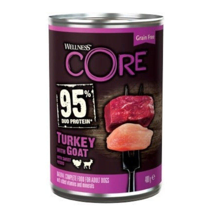 400 g Wellness Core peru e cabra lata para c&atilde;es, , large Imagem n&uacute;mero 1