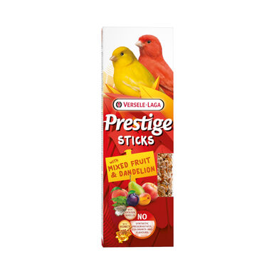 Versele-Laga Prestige Sticks Barras de frutas e dente de leão para canários