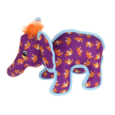 Flamingo Strong Stuff Elefante de Peluche Roxo para cães