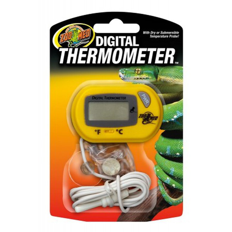 Zoo Med digital termómetro para terrario Imagem número 1 Zoo Med digital termómetro para terrario Imagem número 1
