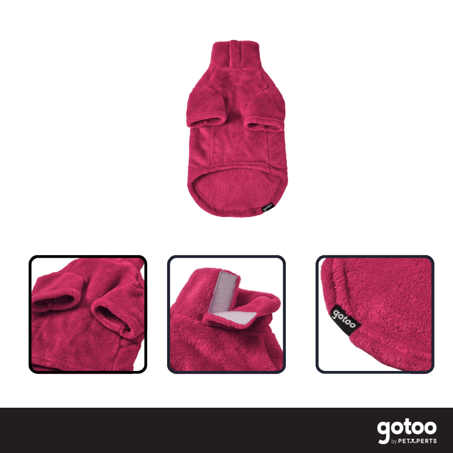 Gotoo Camisola Polar Vermelha para gatos, , large Imagem n&uacute;mero 3