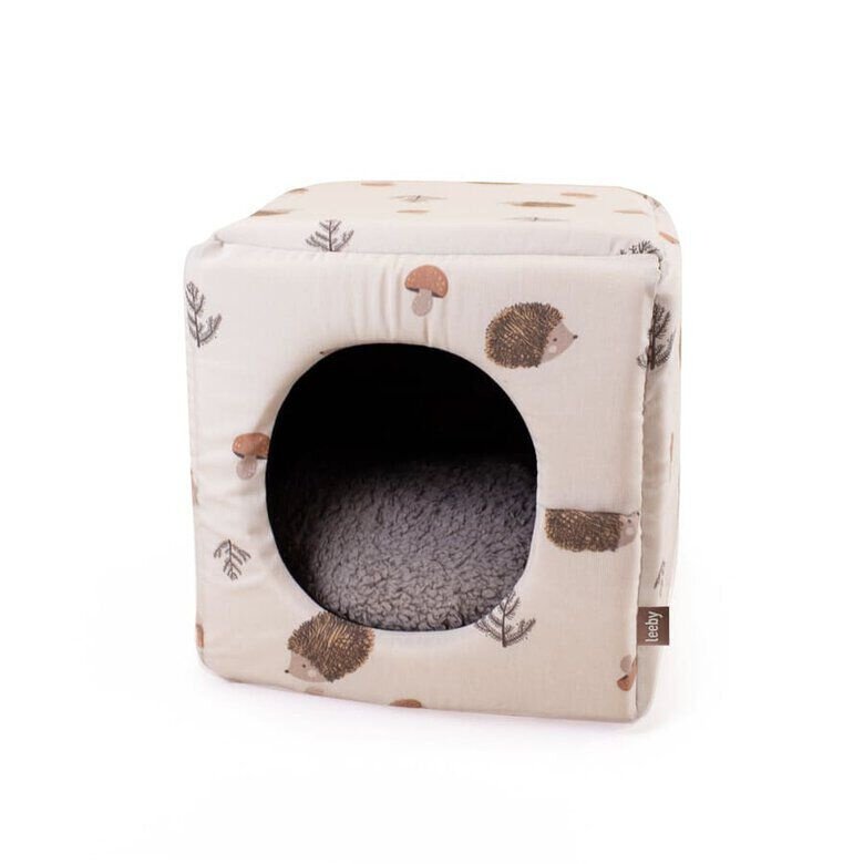 Leeby Cama com Estampado de Ouriços para gatos,  Imagem número 1 Leeby Cama com Estampado de Ouriços para gatos, , large Imagem número 1