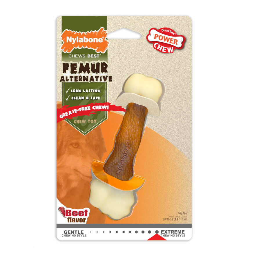 Nylabone Femur Alternative osso mordedor de goma para c&atilde;es, , large Imagem n&uacute;mero 1