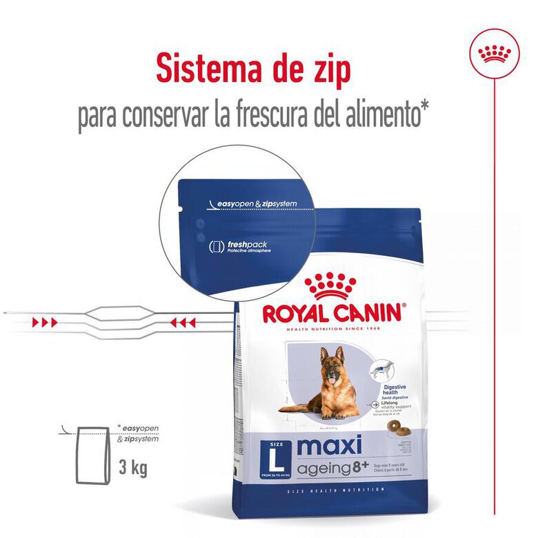 15 kg Royal Canin Maxi Ageing 8+ ração para cães,  Imagem número 4 15 kg Royal Canin Maxi Ageing 8+ ração para cães, , large Imagem número 4