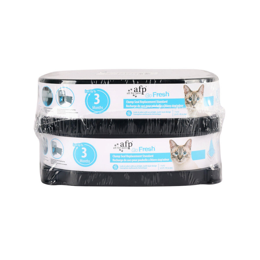 All For Paws Go Fresh Recarga de sacos pretos para gatos, , large Imagem n&uacute;mero 3