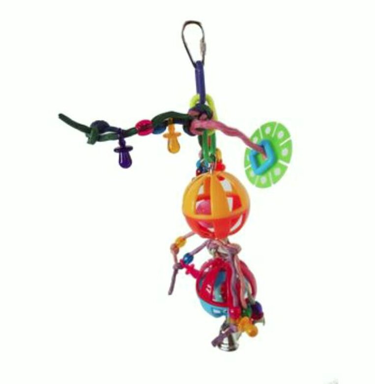 Flamingo Juguete colgante para pájaros Imagem número 1 Flamingo Juguete colgante para pájaros Imagem número 1