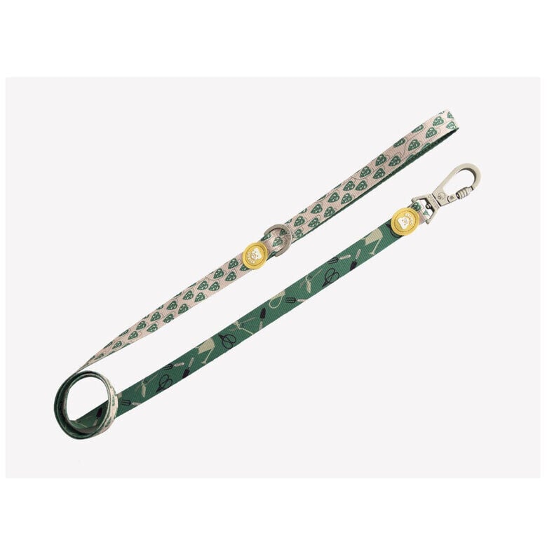 Dukier Trela com estampado de plantas para c&atilde;es, , large Imagem n&uacute;mero 1