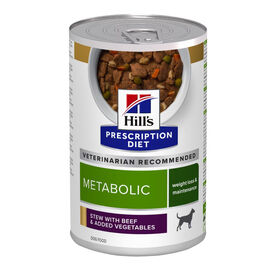 Hill's Prescription Diet Metabolic Lata de carne e vegetais para cães