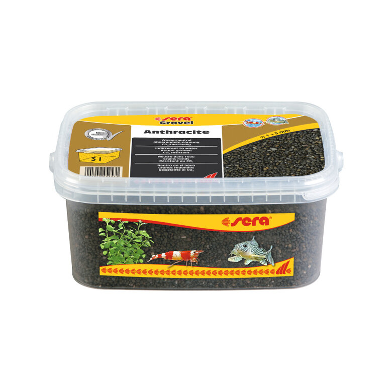 Sera Anthracite Gravilha Preta para aquários,  Imagem número 1 Sera Anthracite Gravilha Preta para aquários, , large Imagem número 1