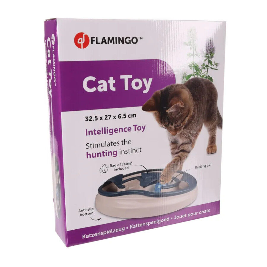 Flamingo Shilo Brinquedo de Intelig&ecirc;ncia para gatos, , large Imagem n&uacute;mero 2