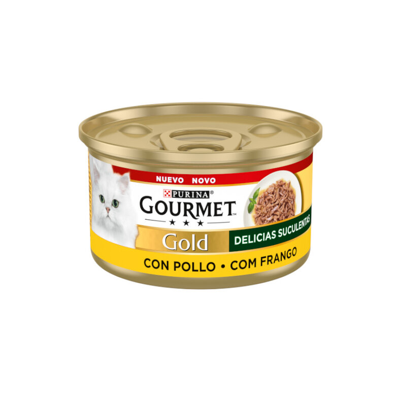 85 g Gourmet Gold Delícias Suculentas Alimento húmido de frango em lata para gatos,  Imagem número 2 85 g Gourmet Gold Delícias Suculentas Alimento húmido de frango em lata para gatos, , large Imagem número 2