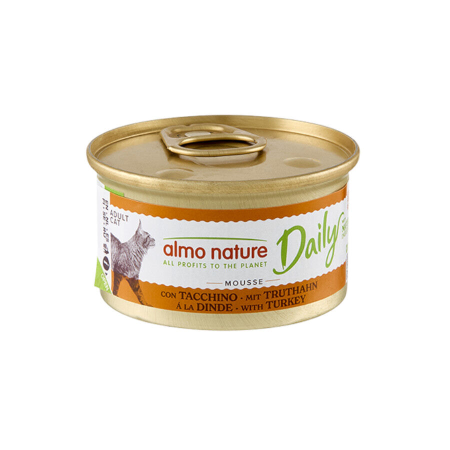 85 g Almo Nature Daily Mousse de peru para gatos, , large Imagem n&uacute;mero 1