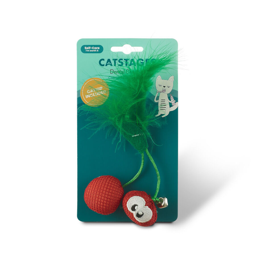 Catstages Dental Cherries Cerejas de Peluche macias para gatos, , large Imagem n&uacute;mero 7