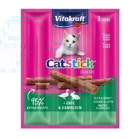 Vitakraft Cat Stick Mini de Pato e Coelho