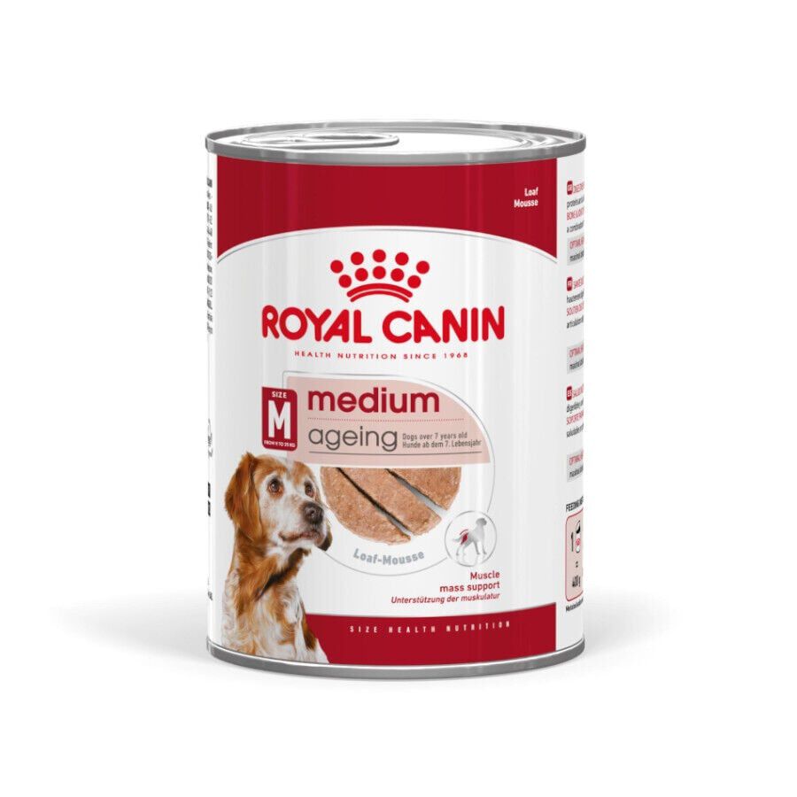 410 g Royal Canin Medium 7+ Ageing lata para c&atilde;es, , large Imagem n&uacute;mero 1