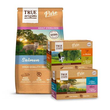 True Origins Pack Pure Esterilizado - ração e alimento húmido para gato