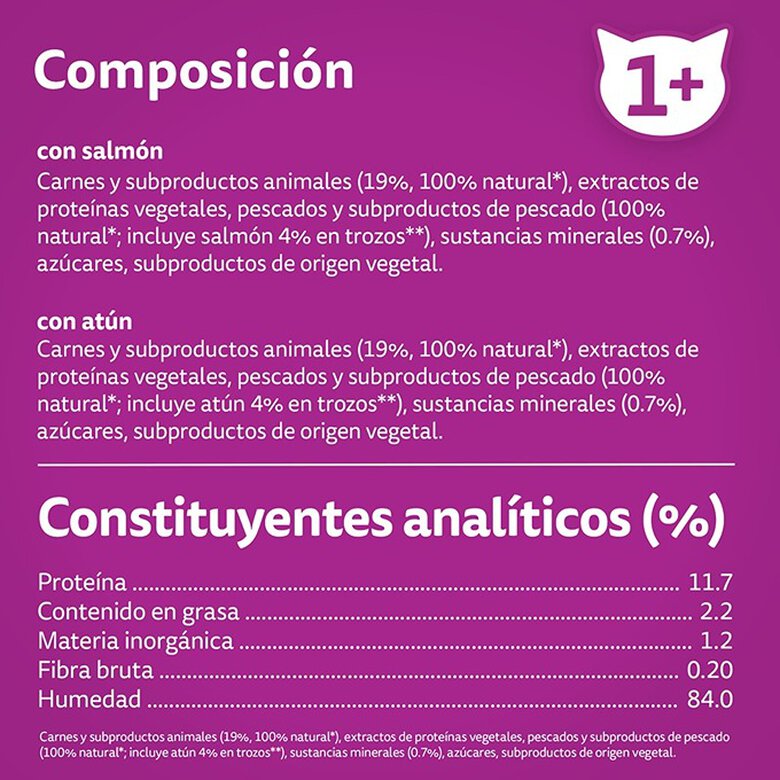 4 saquetas x 85 g Whiskas Casserole Peixes Geleia em Saqueta para Gatos Adultos,  Imagem número 3 4 saquetas x 85 g Whiskas Casserole Peixes Geleia em Saqueta para Gatos Adultos, , large Imagem número 3