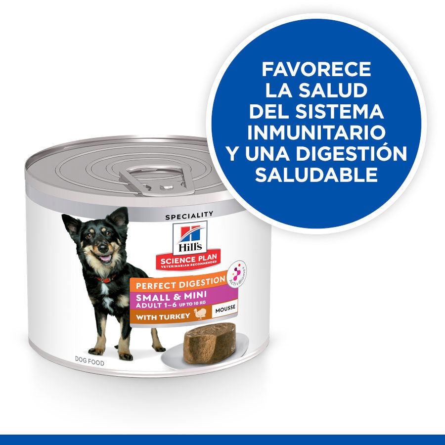200 g Hill's Science Plan Adult Smalle Mini Perfect Digestion Mousse de Peru em lata para c&atilde;es , , large Imagem n&uacute;mero 3