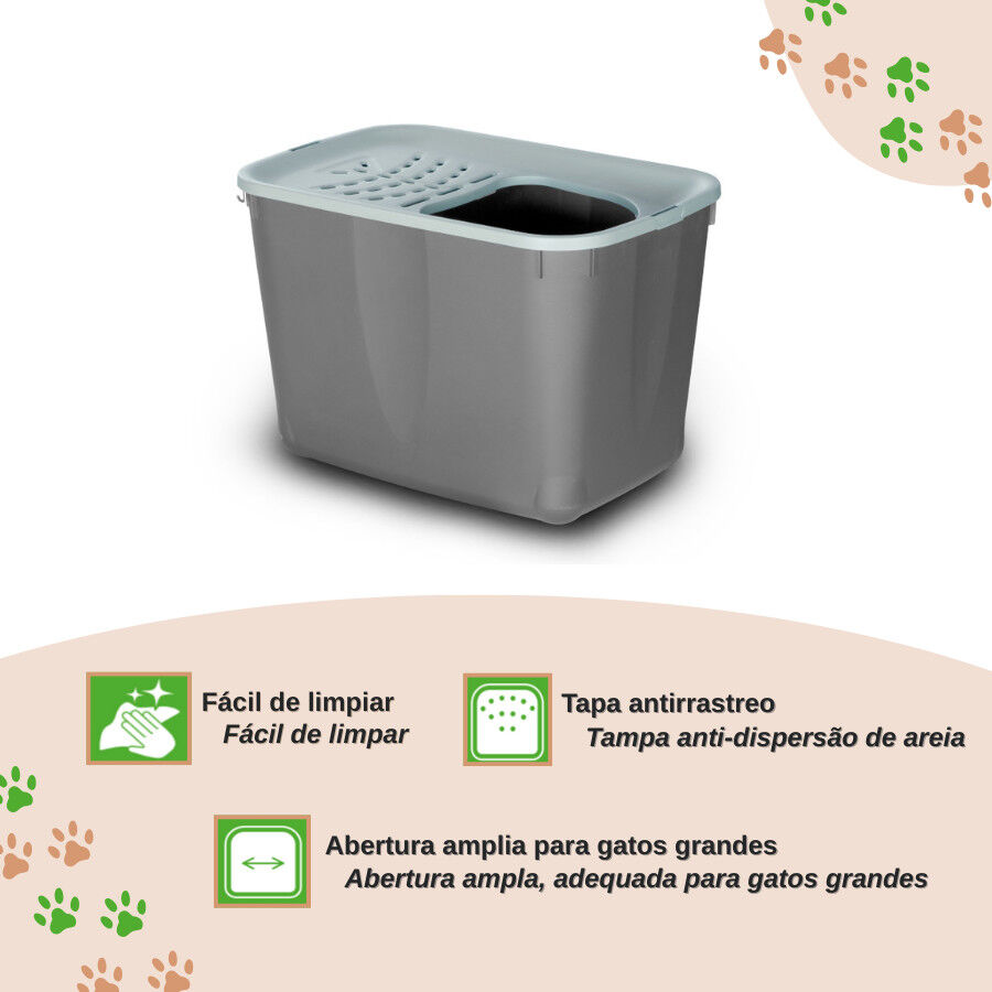 Nice Care Eco Caixa de areia Micia azul para gatos, , large Imagem n&uacute;mero 3