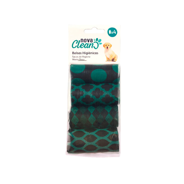 Nova Clean Sacos Higiénicos Verdes para cães – Pack 4,  Imagem número 2 Nova Clean Sacos Higiénicos Verdes para cães – Pack 4, , large Imagem número 2