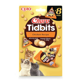 Churu Tidbits Snack de Bolinhas de Frango para gatos
