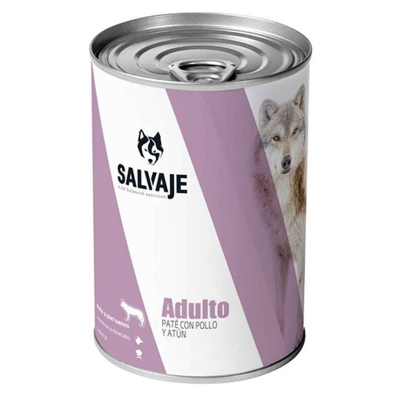 pate_perros_salvaje_adulto_pollo_atun_SAJ40661_M Imagem número 1 Salvaje Adulto con pollo y atún paté para perros Imagem número 1