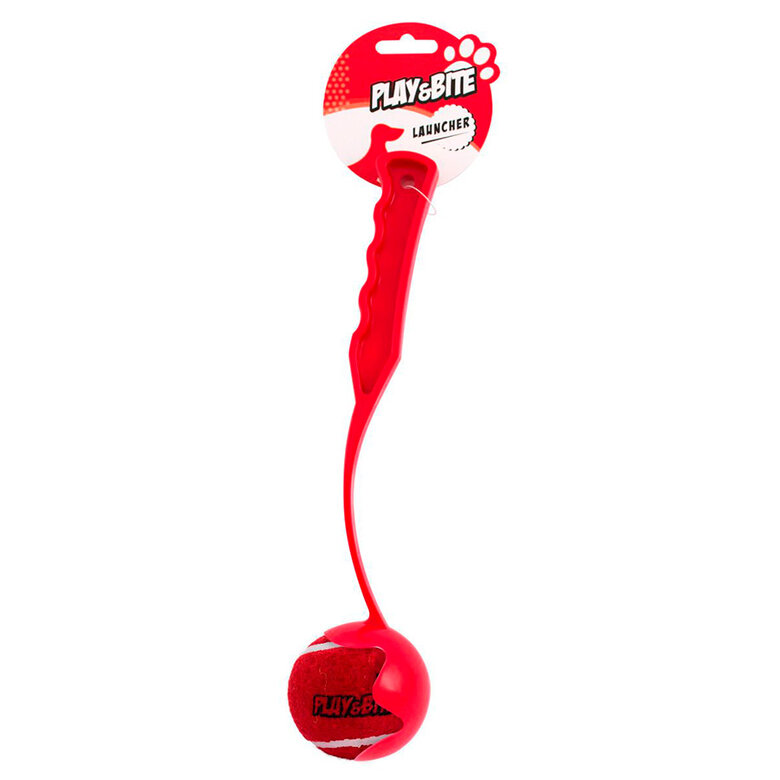 Play&Bite Lançador de Bola Vermelho para cães,  Imagem número 1 Play&Bite Lançador de Bola Vermelho para cães, , large Imagem número 1