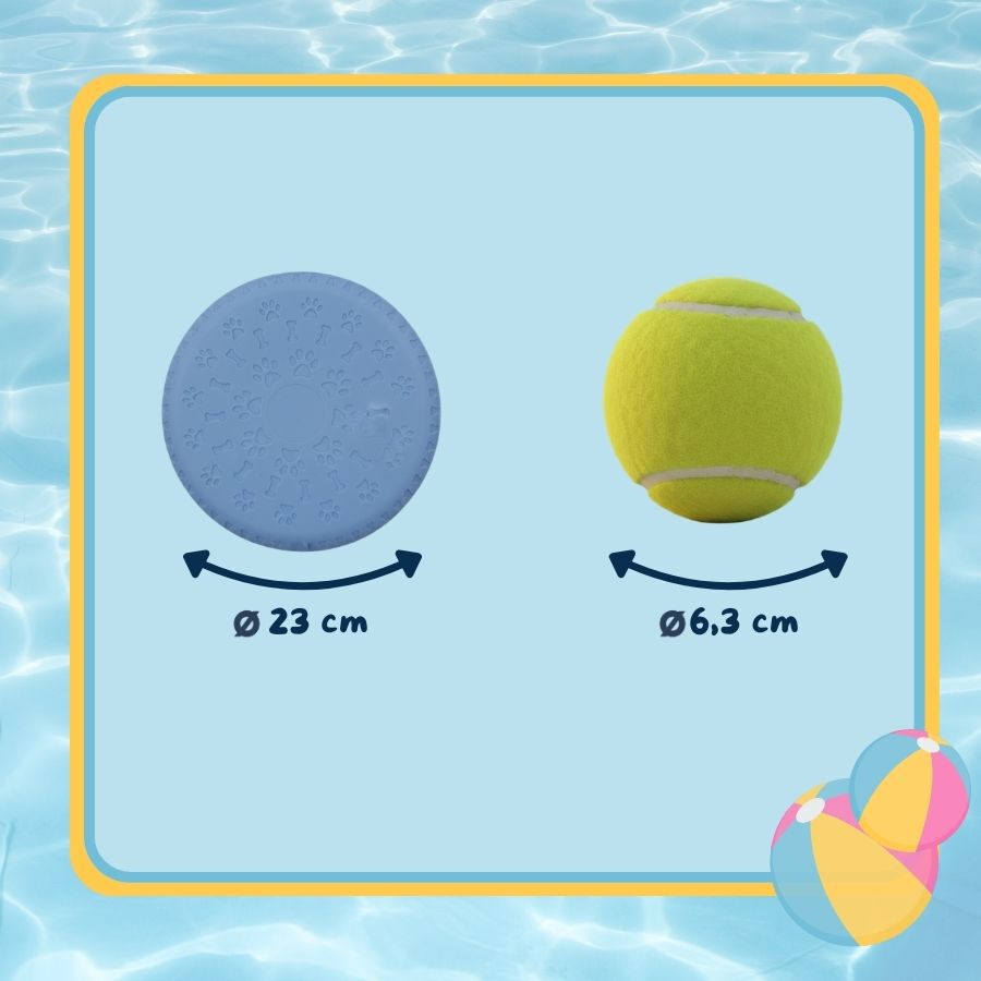 Summer Vibes Frisbee x 3 Balls Kit Bolas e Frisbee para c&atilde;es, , large Imagem n&uacute;mero 3