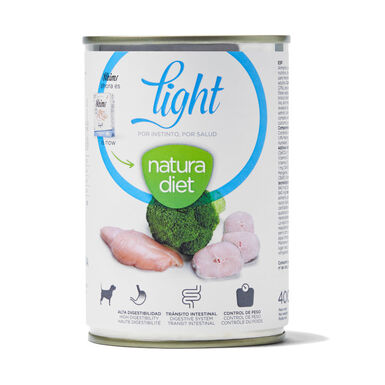 Natura Diet Light Peru e Peixe em patê latas para cães