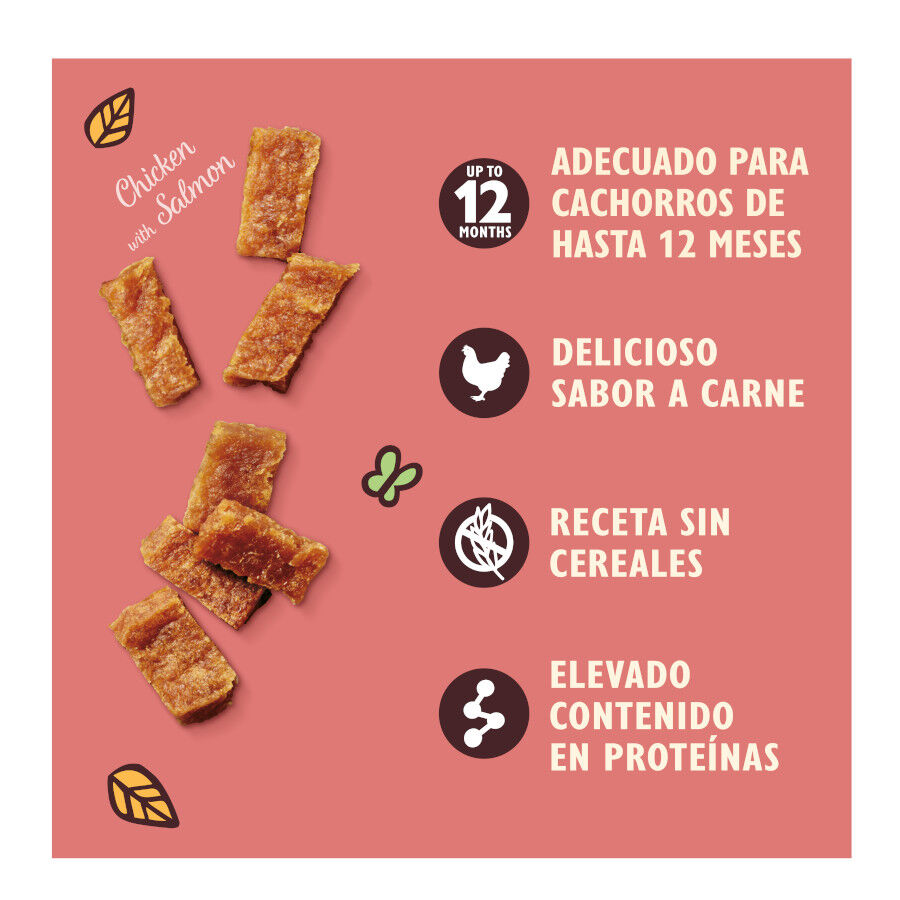 70 g Lily's Kitchen Biscoitos Puppy Frango e Salm&atilde;o para c&atilde;es, , large Imagem n&uacute;mero 2