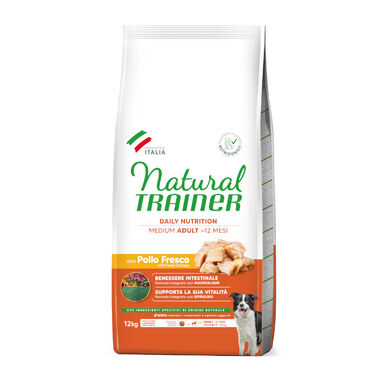 Natural Trainer Adult Medium Frango ração para cães
