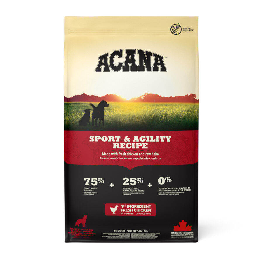 17 kg Acana Sport e Agility ra&ccedil;&atilde;o para c&atilde;es, , large Imagem n&uacute;mero 1