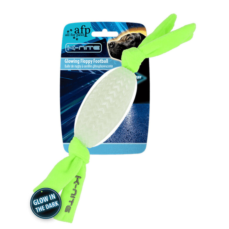 All For Paws K-Nite Glowing Floppies Football Brinquedo para cães ,  Imagem número 1 All For Paws K-Nite Glowing Floppies Football Brinquedo para cães , , large Imagem número 1