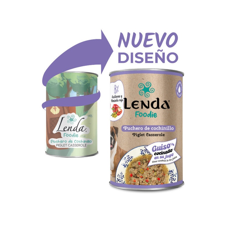 400 g Lenda Guisado de Leitão em lata para cães,  Imagem número 2 400 g Lenda Guisado de Leitão em lata para cães, , large Imagem número 2