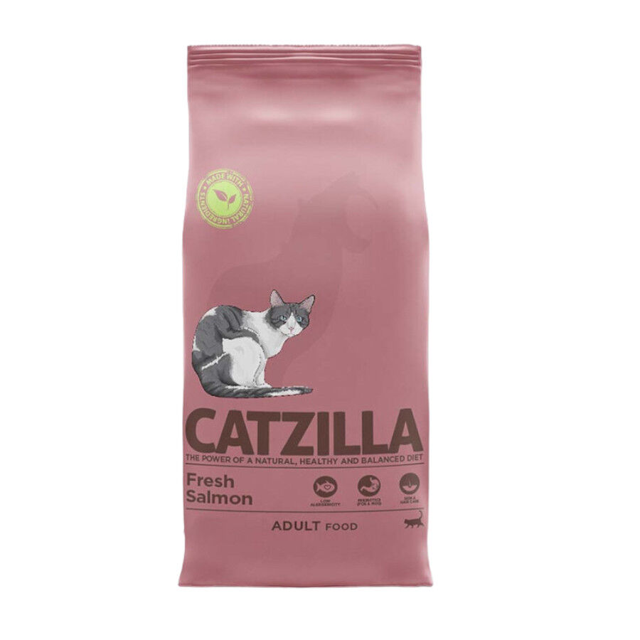 2 kg Catzilla Feline Adult salm&atilde;o, , large Imagem n&uacute;mero 1