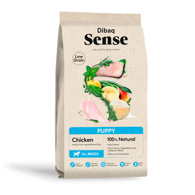 Dibaq Sense Low Grain Puppy Ra&ccedil;&atilde;o de Frango para c&atilde;es