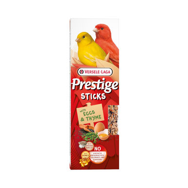 Versele-Laga Prestige Sticks Ovos e barras de tomilho para canários