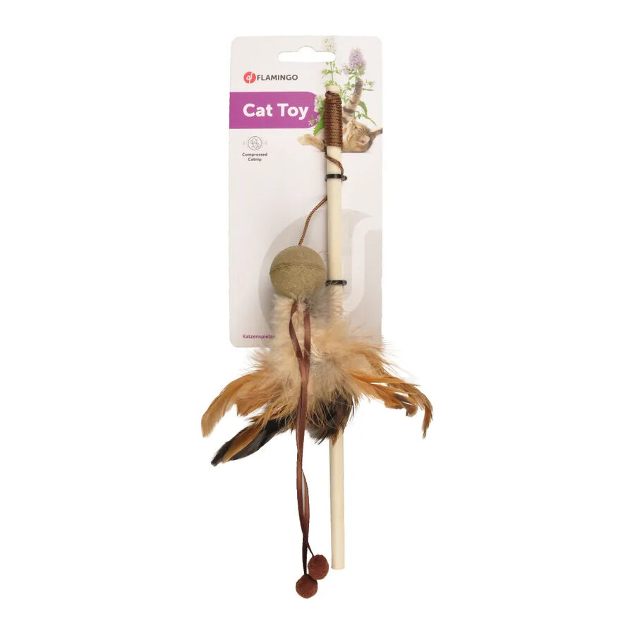 Flamingo Penken Cana com penas para gatos , , large Imagem n&uacute;mero 2