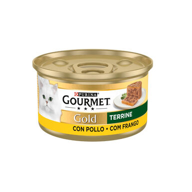 Gourmet Gold Terrine de Frango em lata para gatos