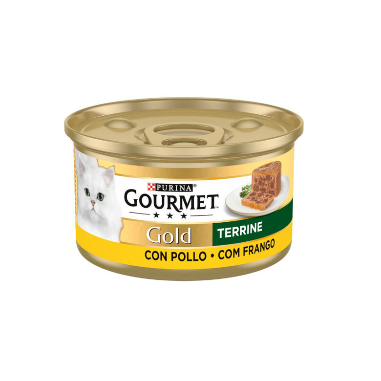 Gourmet Gold Terrine de Frango em lata para gatos, , large image number null