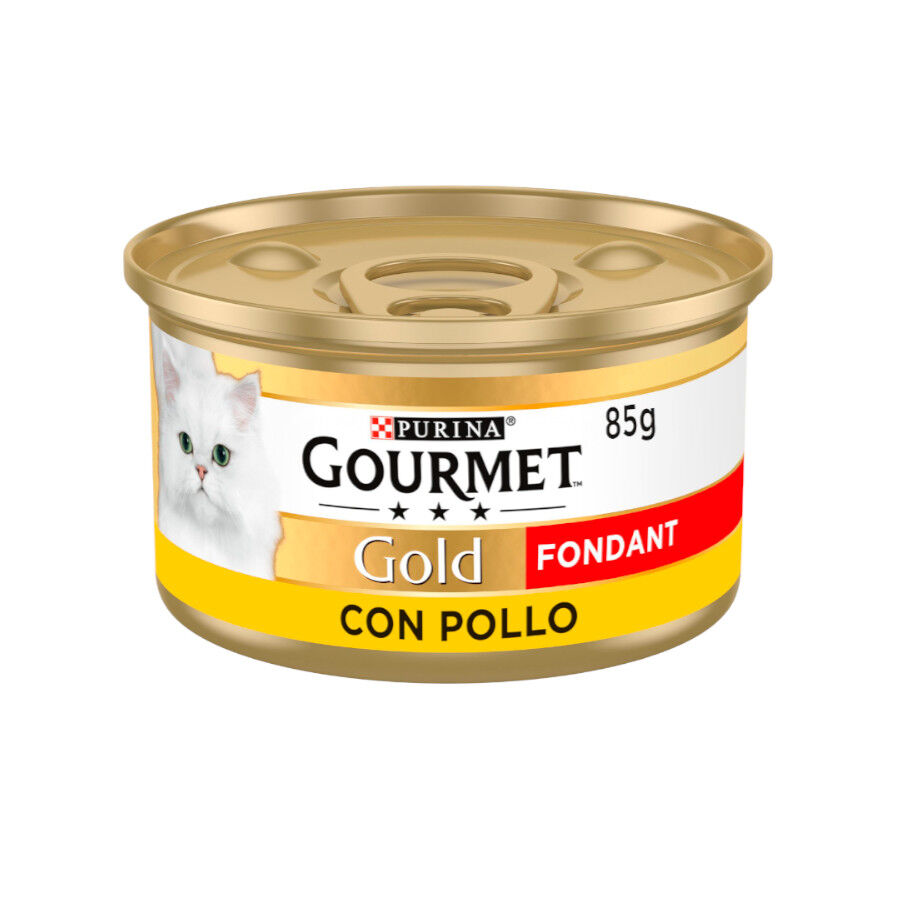 85 g Gourmet Gold Fondant Frango pat&ecirc; em lata para gatos, , large Imagem n&uacute;mero 1