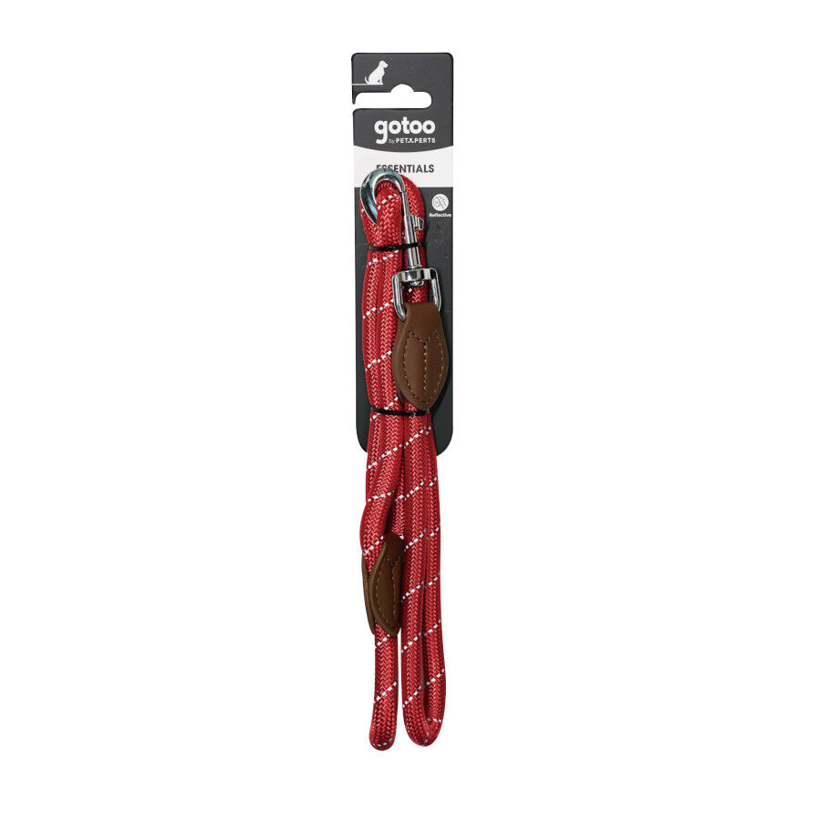 Gotoo trela de corda refletora vermelha para c&atilde;es, , large Imagem n&uacute;mero 5