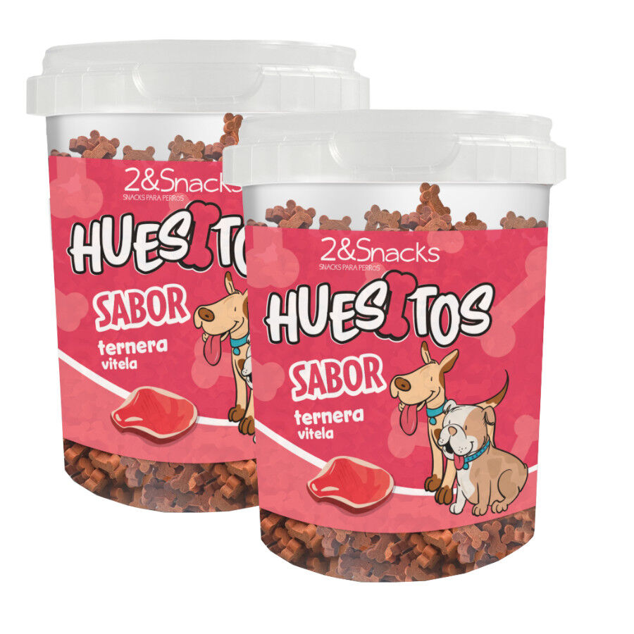 2 uds. x 300 g 2eSnacks Ossos de Vitela para c&atilde;es Pack poupan&ccedil;a!, , large Imagem n&uacute;mero 1