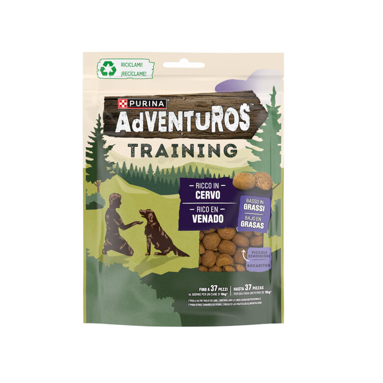 115 g Adventuros Training Snacks de Veado para cães,  Imagem número 1 115 g Adventuros Training Snacks de Veado para cães, , large Imagem número 1
