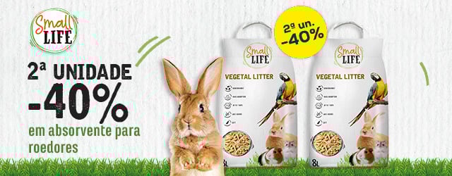 Small Life: 2ª unidade -40% em absorventes para roedoress