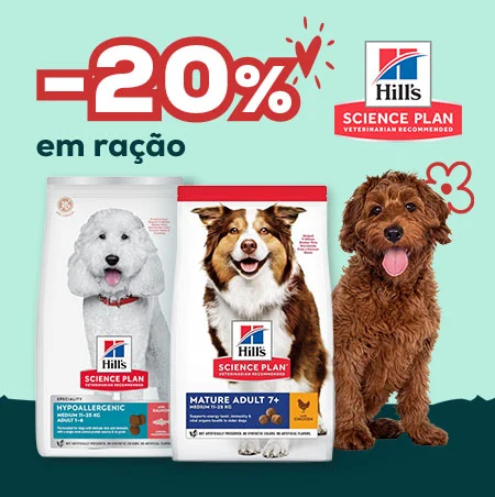 Hill's: 20% de desconto em seleção de ração para cão