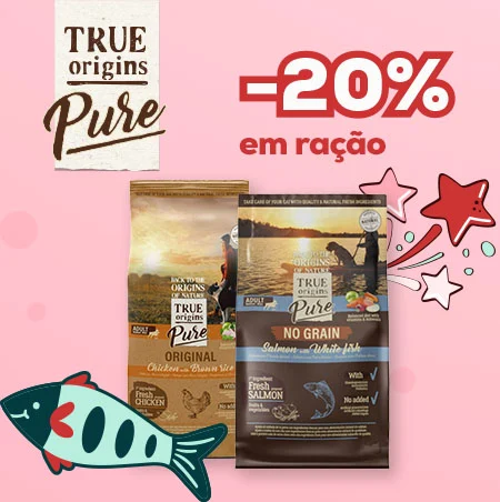 True Origins Pure: -20% numa seleção de ração para cão 12 kg