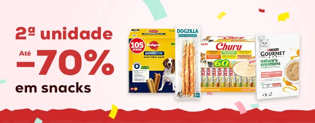 Kiwoko Days!: 2.ª unidade com até 70% de desconto em snacks